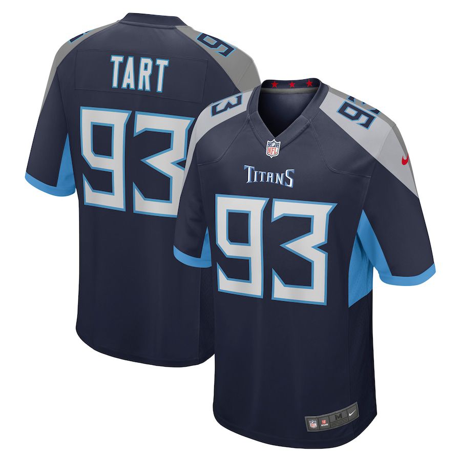 Men Tennessee Titans #93 Teair Tart Nike Navy Game Player NFL Jersey->tennessee titans->NFL Jersey